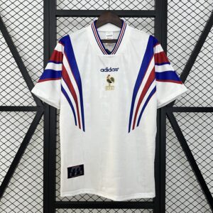 Camiseta Francia segunda equipacion Blanca 1996-1998