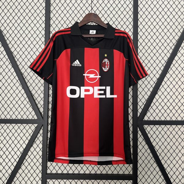 camiseta ac milan 00 02