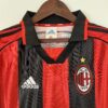 camiseta ac milan 1999 cuello