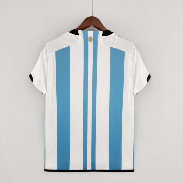 camiseta argentina 3 estrellas dorsal