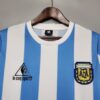 camiseta argentina 86 maradona cuello redondo