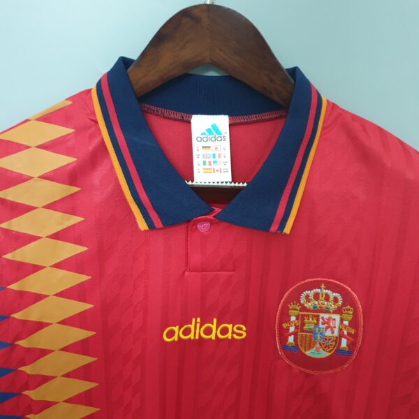 camiseta españa 1994 cuello