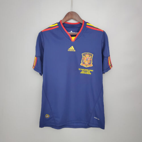 camiseta españa 2010 segunda