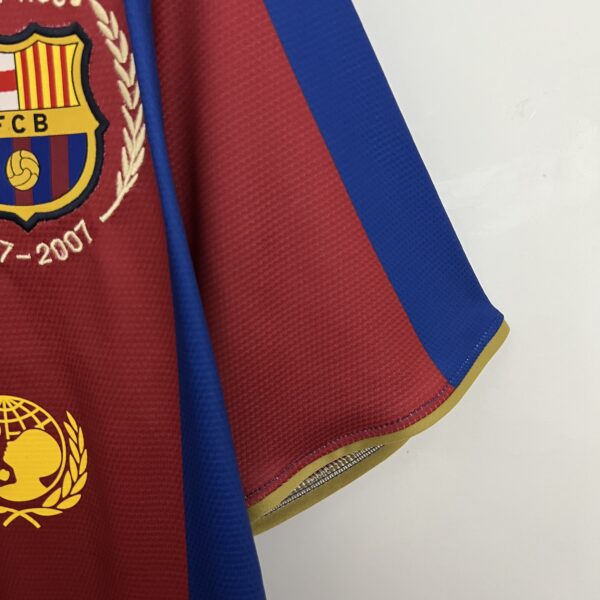 camiseta fc barcelona 07 08 manga