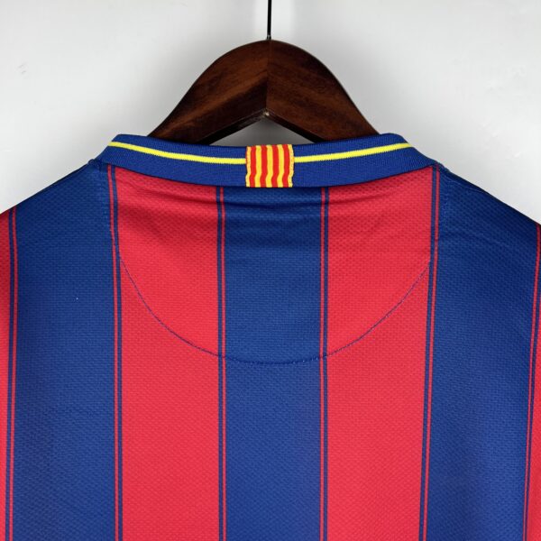 camiseta fc barcelona 09 10 cuello bandera cataluña