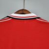 camiseta manchester united 98 99 manga larga cuello trasero