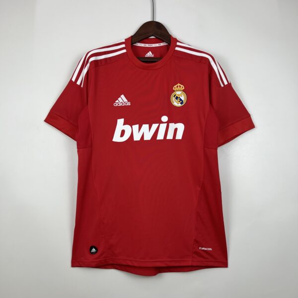 camiseta real madrid 11 12 roja