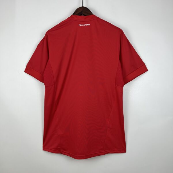 camiseta real madrid 11 12 roja dorsal