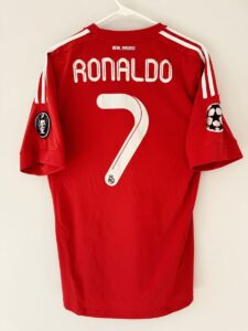 camiseta real madrid 11 12 roja dorsal ronaldo