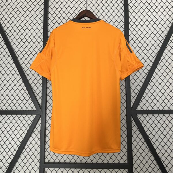 camiseta real madrid 13 14 naranja dorsal