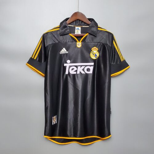 camiseta real madrid 2000 negra