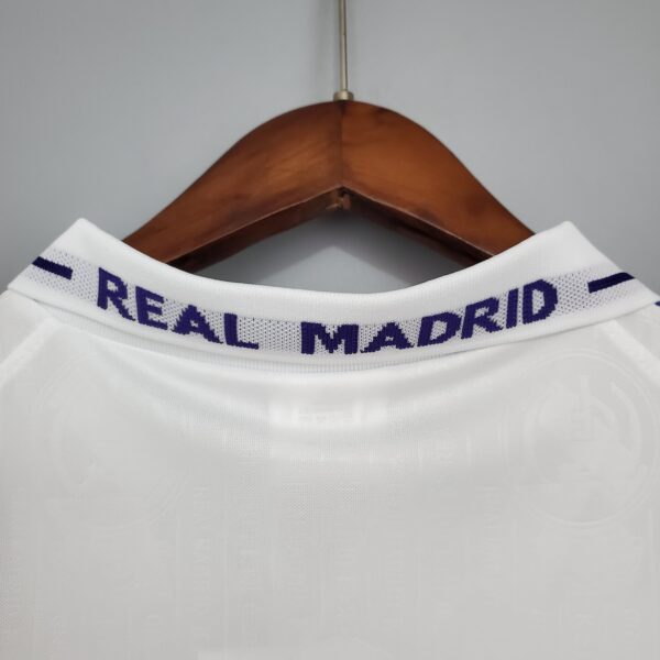 camiseta real madrid 96 97 raúl cuello trasero