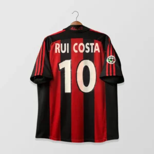 camiseta rui costa 00 02 ac milan