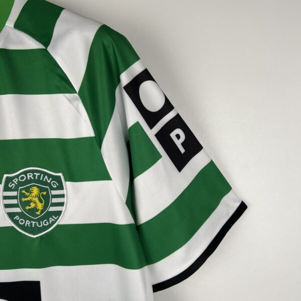 Camiseta Sporting de Lisboa primera equipacion 2003-2004 manga