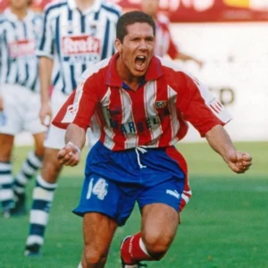 Camiseta Atletico Madrid 94 95 jugador simeone