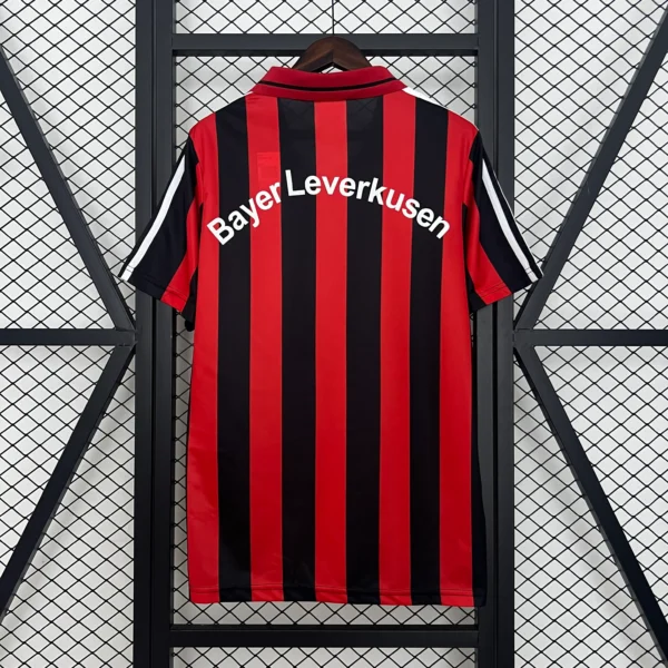 Camiseta Bayer Leverkusen 2001-2002 primera equipacion dorsal