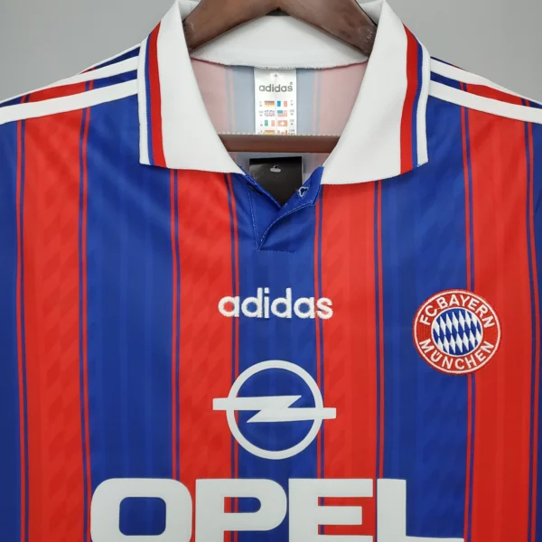 Camiseta Bayern Munich 1995-97 primera equipacion cuello