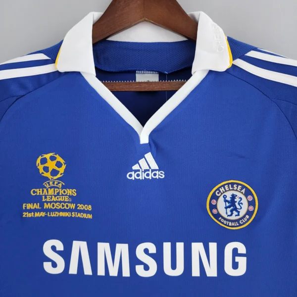 Camiseta Chelsea Edicion Final de la Champions League 2008 cuello