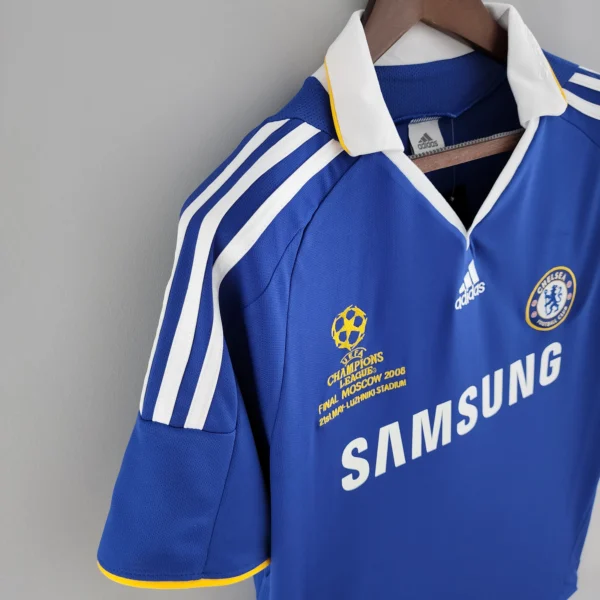 Camiseta Chelsea Edicion Final de la Champions League 2008 hombro