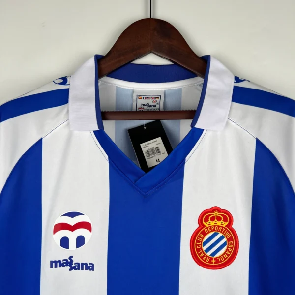 Camiseta Espanyol 1984 89 cuello