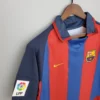 Camiseta FC Barcelona Ronaldinho 2003-2004 hombro