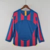 Camiseta FC Barcelona Ronaldinho 2005-2006 manga larga dorsal