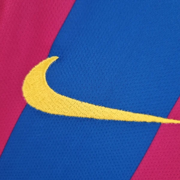 Camiseta FC Barcelona Ronaldinho 2005-2006 manga larga patrocinador