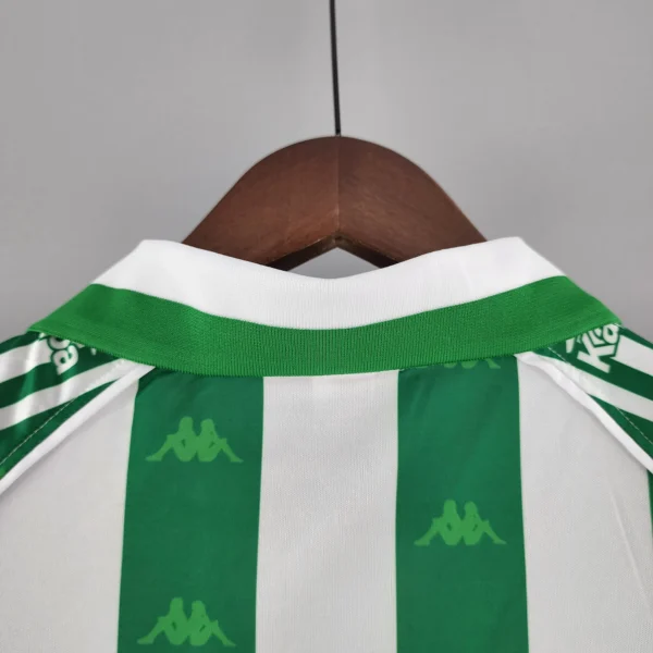 Camiseta Real Betis 1996-1997 primera equipacion cuello anterior