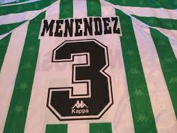 Camiseta Real Betis 1996-1997 primera equipacion dorsal jugador