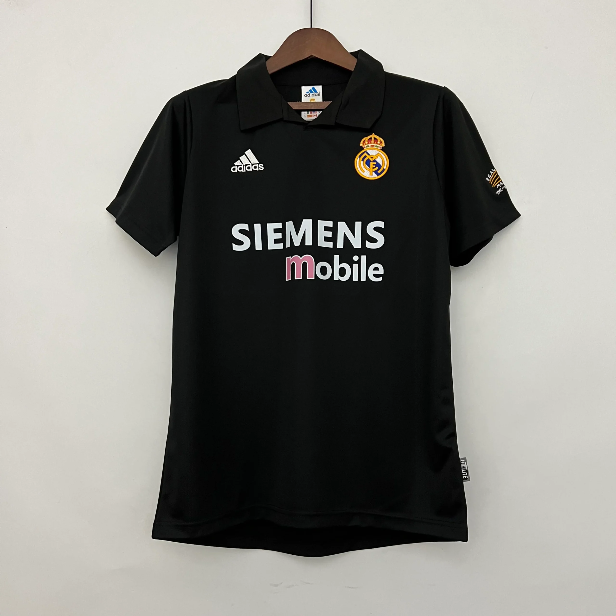 Camiseta Real Madrid 2002-03 Negro