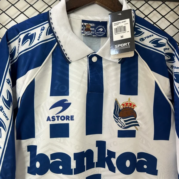 Camiseta Real Sociedad 1994 95 cuello