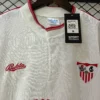 Camiseta Sevilla 1991-1992 primera equipacion cuello