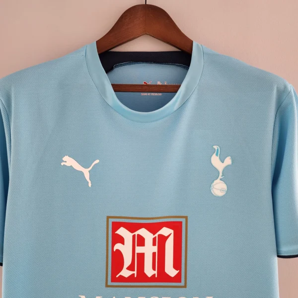 Camiseta Tottenham 2006-2007 Celeste cuello