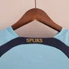 Camiseta Tottenham 2006-2007 Celeste cuello anterior