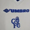 Chelsea 98/00 segunda equipacion Blanca dorsal patrocinador-1