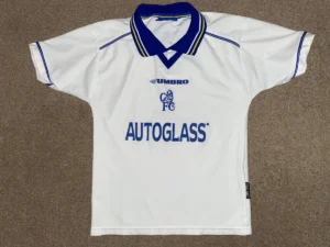 Chelsea 98/00 segunda equipacion Blanca post principal