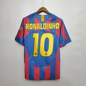 camiseta fc barcelona 2006 dorsal ronaldinho