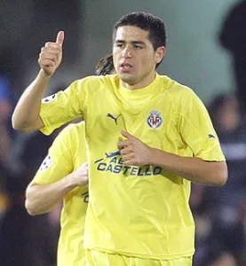 camiseta villarreal 2005 06 jugador riquelme