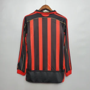 Camiseta AC Milan Kaka 2006-2007 manga larga dorsal