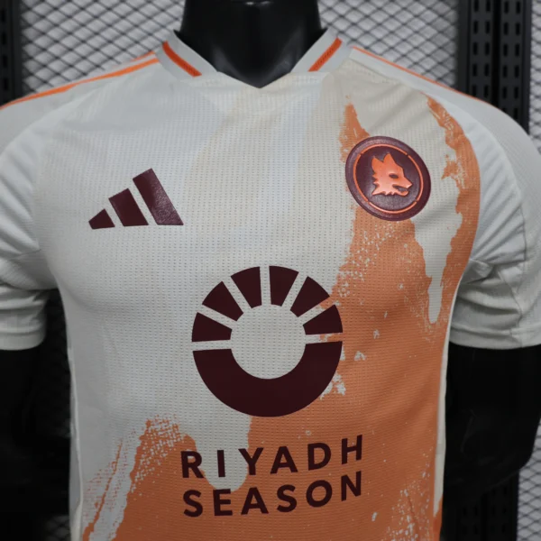Camiseta AS Roma 2024-2025 Blanco frente