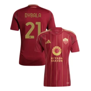 Camiseta AS Roma 2024-2025 Dybala dorsal paulo