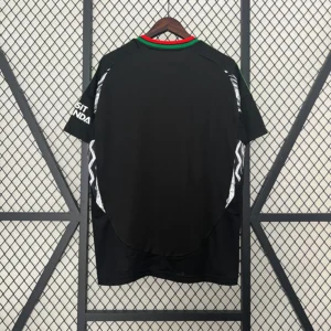 Camiseta Arsenal 2024-2025 negra dorsal