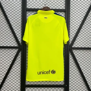 Camiseta FC Barcelona 2014-2015 amarillo dorsal