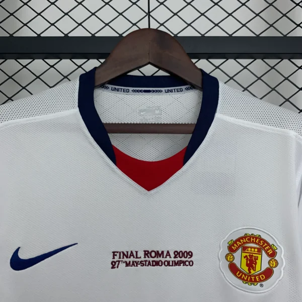 Camiseta Manchester United 2008-2009 Final Champions League cuello