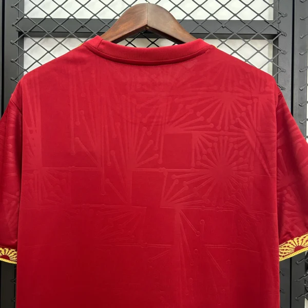 Nueva camiseta Mexico 2025-2026 Rojo cuello anterior