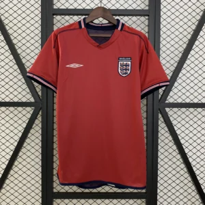 camiseta Inglaterra mundial 2002 roja
