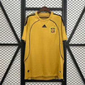 camiseta españa 2008 dorada