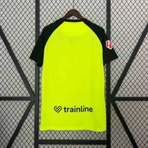 camiseta real betis segunda equipacion 2025 amarillo dorsal