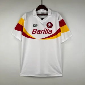 Camiseta AS Roma 1990-1991 blanco
