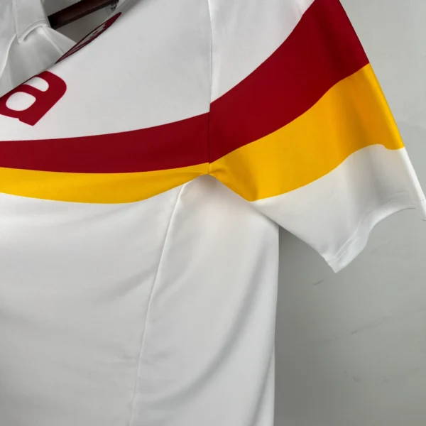 Camiseta AS Roma 1990-1991 blanco manga